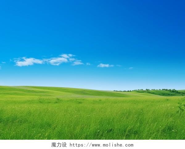 蓝天草原天空蓝色天空背景自然风景壁纸清新电脑壁纸美丽的大自然
